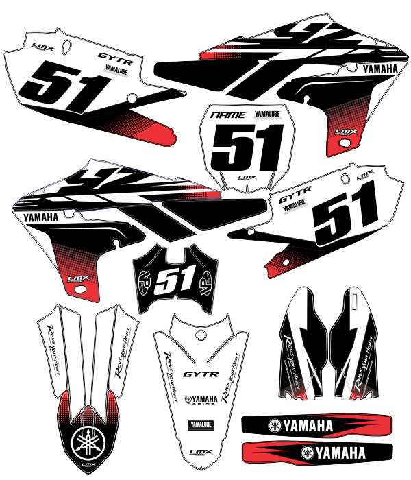 CALCOS YAMAHA YZF 3958