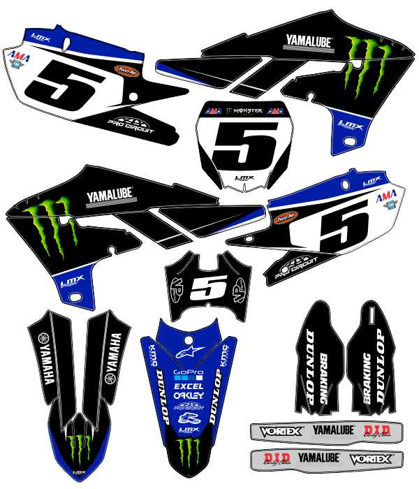 CALCOS YAMAHA YZF 3959