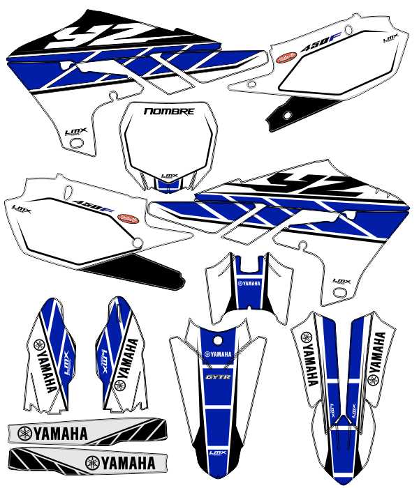 CALCOS YAMAHA YZF 3950