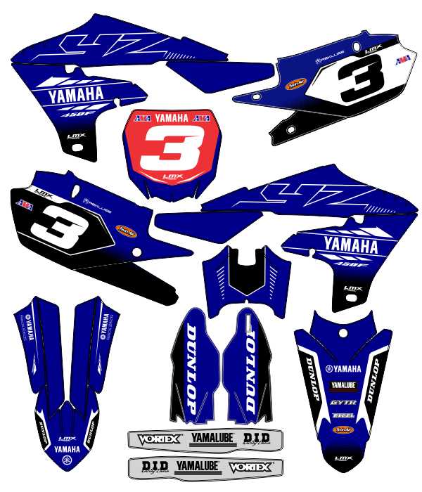 CALCOS YAMAHA YZF 3951