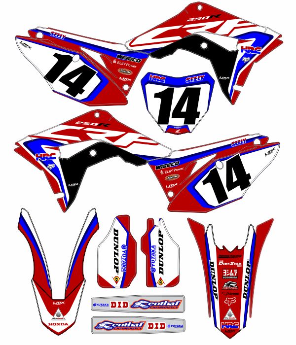 CALCOS HONDA CR 0872