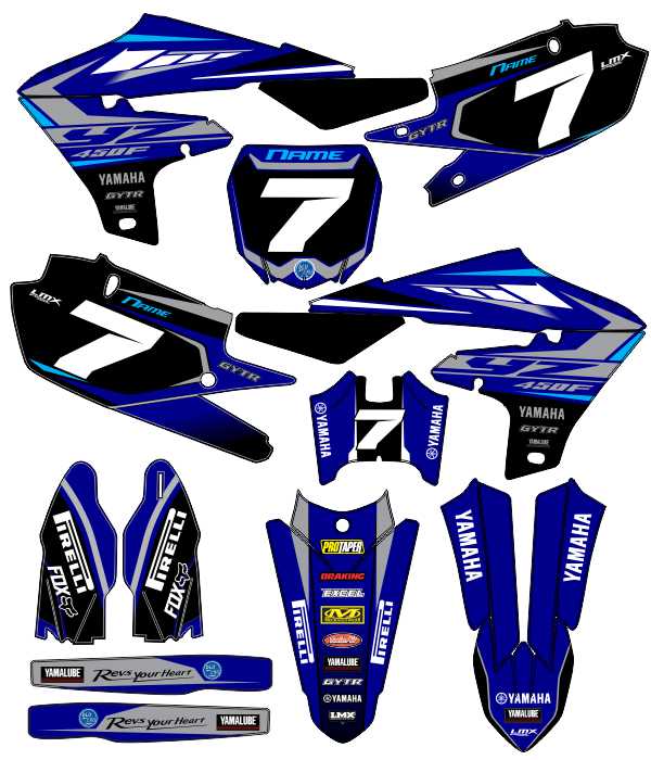 CALCOS YAMAHA YZF 3955