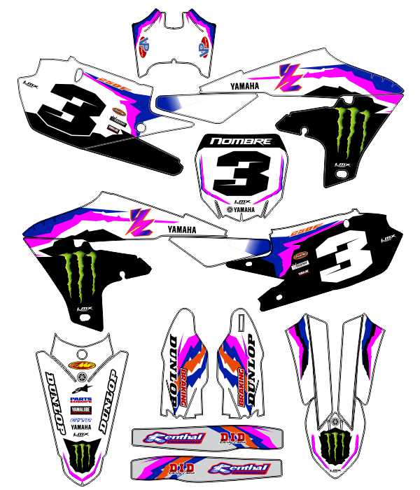 CALCOS YAMAHA YZF 3945