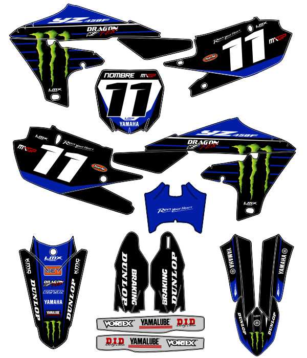 CALCOS YAMAHA YZF 3948