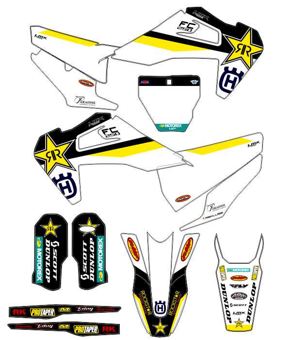 CALCOS HUSQVARNA HUSQ 6972