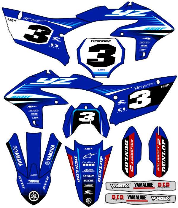 CALCOS YAMAHA YZF 3941