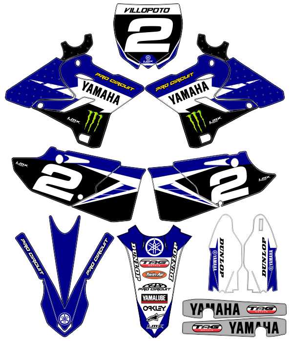 CALCOS YAMAHA YZF 3957