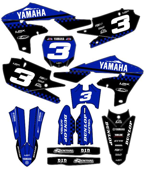 CALCOS YAMAHA YZF 3949