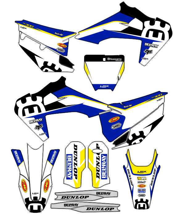 CALCOS HUSQVARNA HUSQ 6981