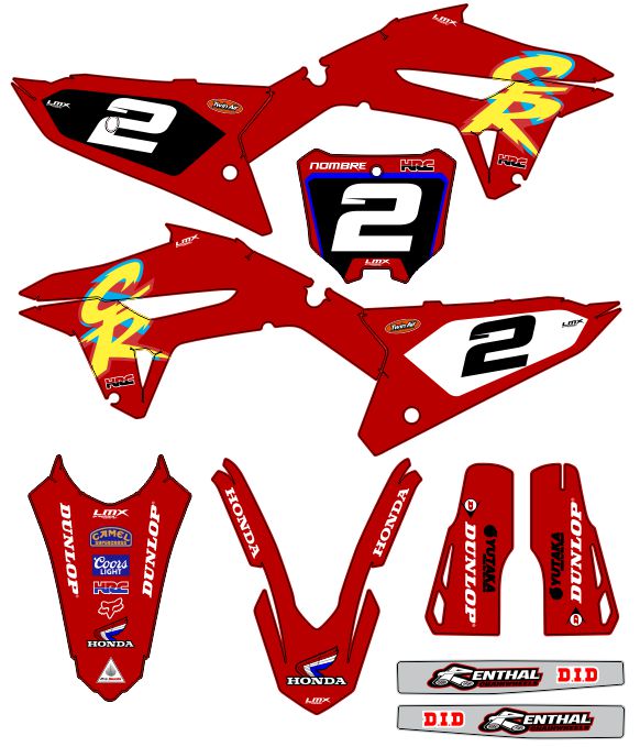CALCOS HONDA CR 0855