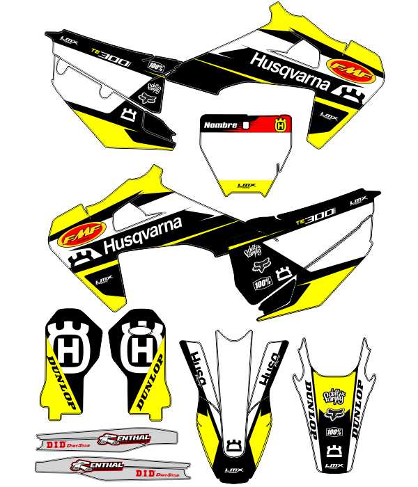 CALCOS HUSQVARNA HUSQ 6977