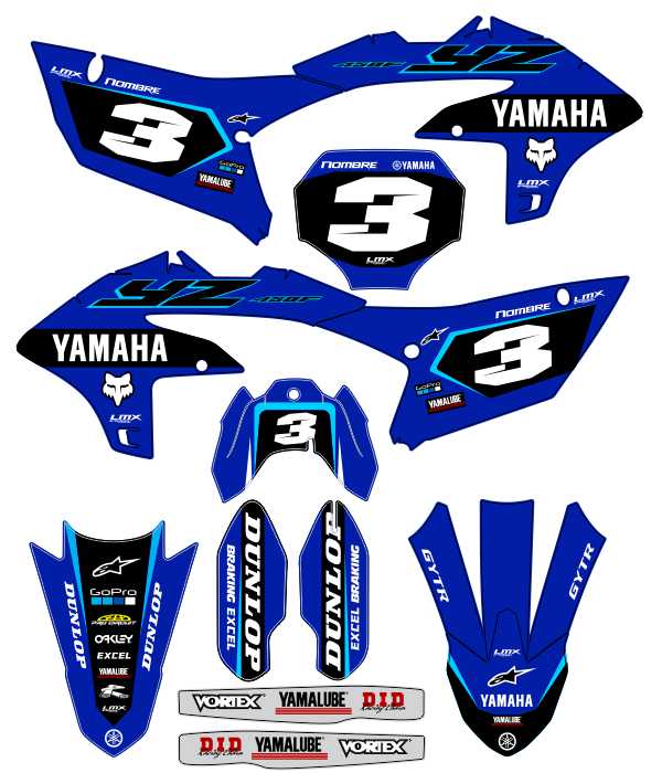 CALCOS YAMAHA YZF 3944