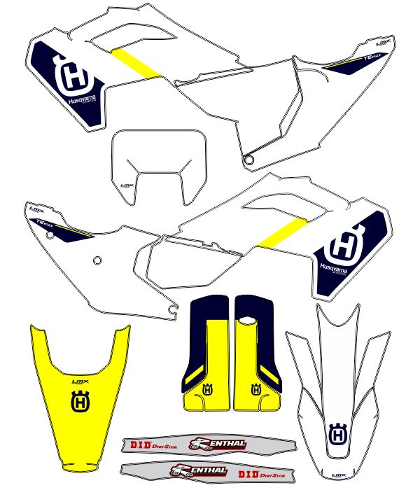 CALCOS HUSQVARNA HUSQ 6959
