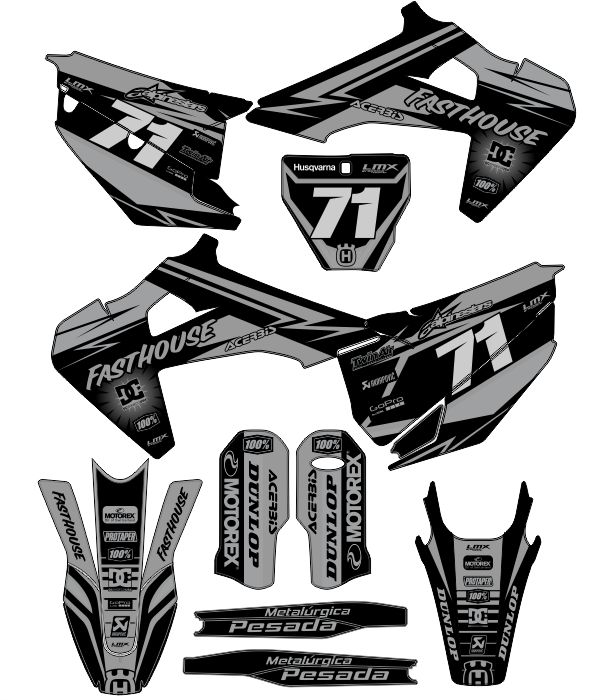 CALCOS HUSQVARNA HUSQ 6966