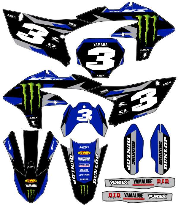 CALCOS YAMAHA YZF 3940