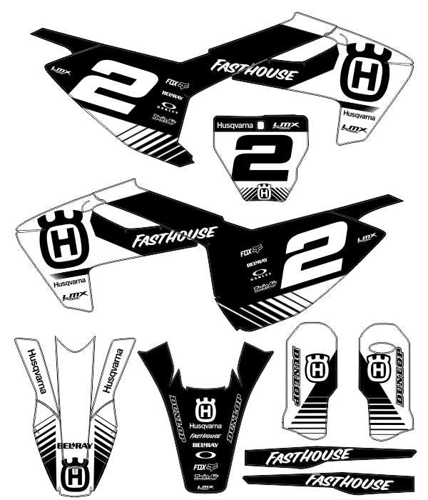 CALCOS HUSQVARNA HUSQ 6982